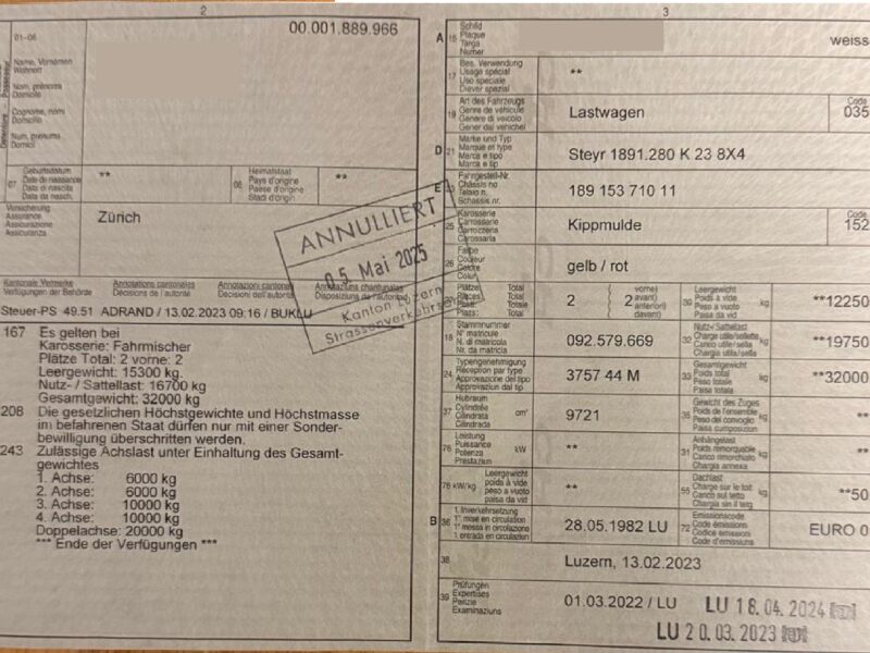 STEYR 1891.280-8X4-1982