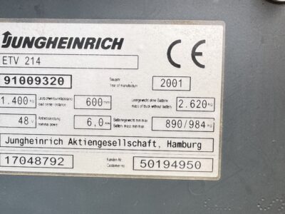 Elevateur JUNGHEINRICH -2001