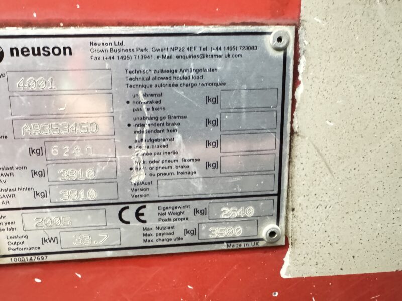 Neuson-Lifton 4001-2005