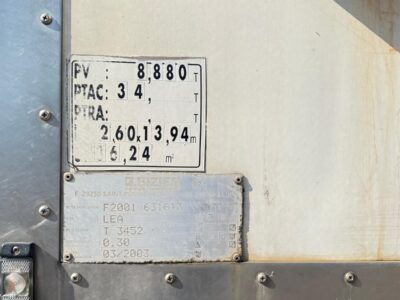 SEMI-REMORQUE FRIGO DESOT-2003
