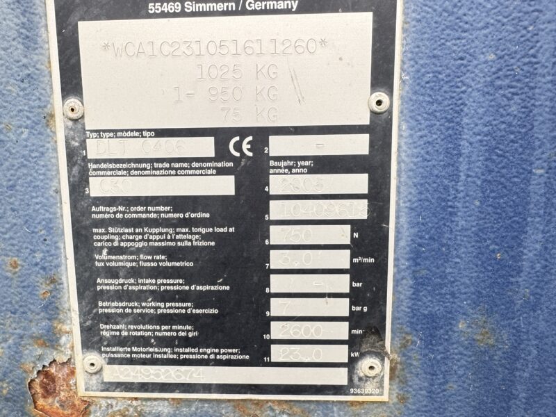 COMPRESSEUR COMPAIR DLT 0406-2005